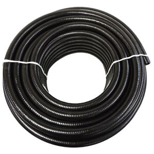 1.5" Dia. Black Flexible PVC Pipe for Pools, Spas, Ponds, and Water Gardens