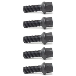 H&R 1454502SW 5 x Black Mercedes Type Ball Seat Wheel Lug Bolts 14 x 1.5 x 45 mm - Picture 1 of 4