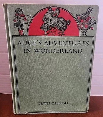 Vntg Alice's Adventures In Wonderland  John Tenniel Great Britain Printing DESC Foto 1 de 4