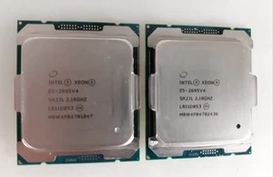 Pair of Intel Xeon E5-2695 V4 SR2J1 2.10GHz CPU Server Processor w/out Brackets - Bild 1 von 1