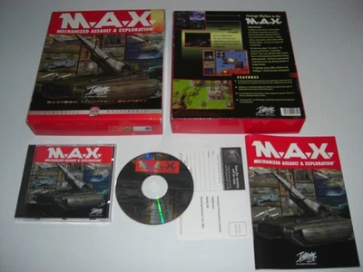 M.A.X. 1 Mechanised Assault & Exploration Pc Cd Rom Original MAX 1 BIG BOX  - Image 1 of 4