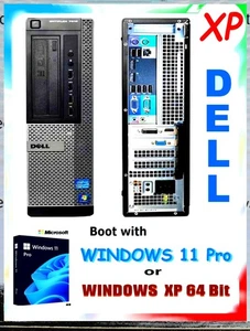 Boot with Windows 11 or XP 64 option✔️3TB SSD✔️Optiplex DT✔️i5 16GB✔️NvidiaGT730 - Picture 1 of 14