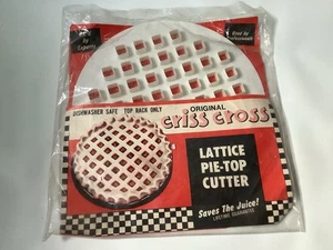 VINTAGE Original Criss Cross Lattice Pie Top Cutter Baking Tool MADE IN USA - Picture 1 of 4
