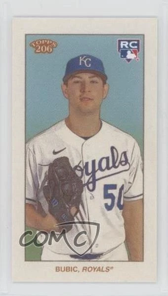 2021 Topps 206 Series 1 Blackless Kris Bubic #42 Rookie RC - Image 1 of 2