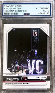 2024 Panini Instant #70 Vince Carter Signed Card Jersey Retirement PSA/DNA - Bild 1 von 2