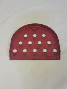 VINTAGE SKEE BALL METAL GAME BOARD ONLY 7" BY 6 1/2" - Picture 1 of 6