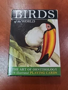 Carte da gioco Birds Of The World illustrate vintage Piatnik - Foto 1 di 4