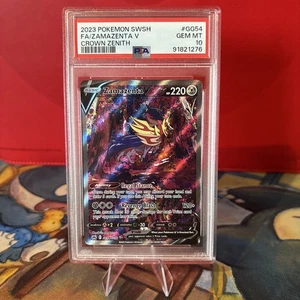 PSA 10 Pokémon Zamazenta V Crown Zenith Galarian Gallery GG54/GG70 Art Gem Mint - Picture 1 of 2
