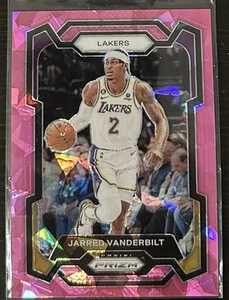 2023-24 Panini Prizm Jarred Vanderbilt #202 Pink Cracked Ice Los Angeles Lakers - Bild 1 von 1