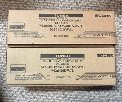 (2) Toner preto Copystar TK-1172 para M2040DN/M2540DN-W/L, M2640iDW/L - Imagem 1 de 4