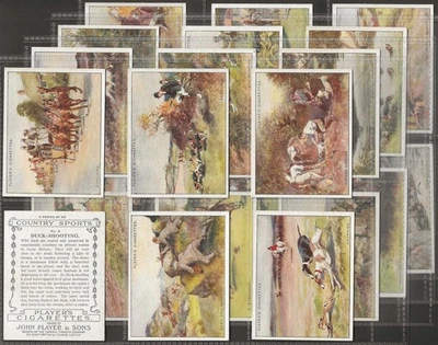 PLAYERS-FULL SET- COUNTRY SPORTS 1930 (L25 CARDS) EXCELLENT - Image 1 of 4