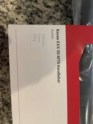 Manillar de carbono Bontrager Kovee XXX, abrazadera de 35 mm, 720 mm de ancho, 9 ° de barrido trasero Foto 1 de 4