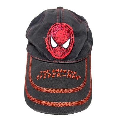 The Amazing Spider-Man Marvel Comics Hat Cap Kids Toddler Adjustable Vintage - Imagem 1 de 4