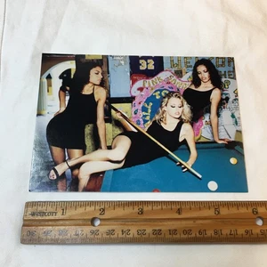 Postcard Express International Fashion Woman Model Pool Table Ad - Picture 1 of 2