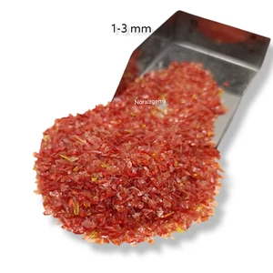 Crushed Orange Hydro Quartz Gemstone Coarse For Woodworking, Ring Inlay, Resin - Picture 1 of 28