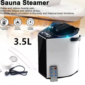 3.5L Sauna Machine SPA Salon Steamer Generator Smart Fumigation Portable Home - Picture 1 of 12