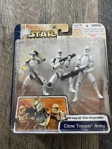 Star Wars Clone Trooper Armee Gelb 3 Figuren Pack Brandneu Versiegelt Army Builder - Bild 1 von 2
