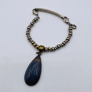 Lenny & Eva Metal & Semi Precious Stone Bracelet New W/O Tags - Picture 1 of 4
