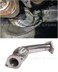 For 02-14 Subaru WRX | 04-21 Subaru STi T-304 Up-Pipe With 2-Bolt Inlet - Picture 1 of 12
