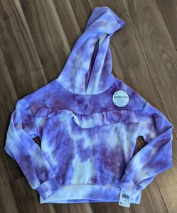 Beautees Big Girls Long Sleeve Tie Dye Pullover Hoodie Top Medium Purple NWT - Picture 1 of 1