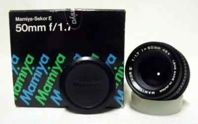 Cámara fotográfica réflex digital serie "Z" lente principal OE MAMIYA/SEKOR E f/1,7 50 mm sin usar, en caja Foto 1 de 4