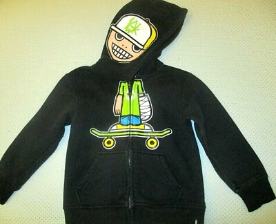TONY HAWK Boy's Graphic Cotton Hoodie Small(4) Black - Изображение 1 из 3