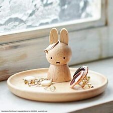 Miffy accessory stand tray accessory case wooden round interior from Japan