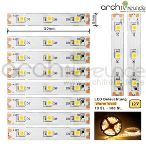 10 St bis 100 St LED Iluminación de modelo 5cm Blanco cálido Andén iluminación - Imagen 1 de 1