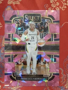 Arike Ogunbowale 2023-24 Select WNBA Basketball Pink Cracked Ice Dallas Wings - Picture 1 of 1