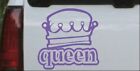 Queen Car or Truck Window Laptop Decal Sticker 10X10.0
