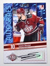 2019-20 KHL Dinamo Riga Autograph #DRG-A14 Lauris Darzins 16/18