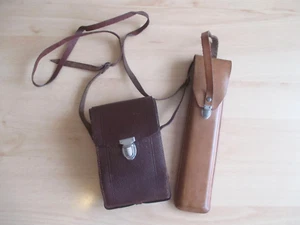 DDR, originaler alter Fotoapparat Zeiss Ikon mit Stativ und Ledertaschen !!! - Bild 1 von 14