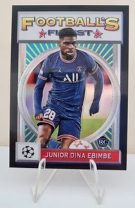 2021-22 Topps Finest Flashbacks Black Refractor #137 Junior Dina Ebimbe RC 08/25 - Bild 1 von 2
