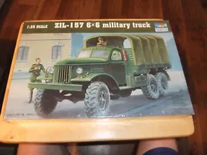 2003 ZIL-157 Soviet 6x6 military truck Plastic Model Kit TRUMPETER NEW SEALED WW - Picture 1 of 3
