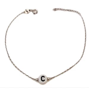 BRACCIALE ZOPPINI FIRENZE INIZIALE ARGENTO 925 -  NUOVO DA NEGOZIO - INIZIALI - Picture 1 of 1