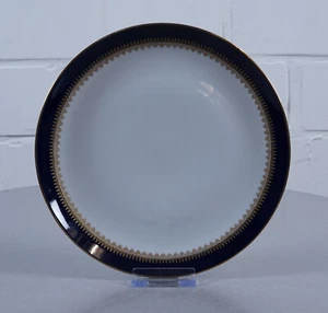 Eschenbach Bavaria Porzellan Speiseteller Menueteller Goldrand Echt Kobalt - Picture 1 of 4