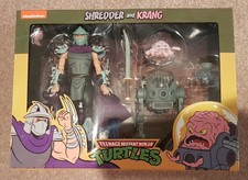 TEENAGE MUTANT NINJA TURTLES 2 PACK SHREDDER & KRANG (Mint In Box)