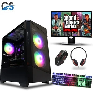 Fast Gaming PC Bundle i7 3rd Gen 16GB RAM 4GB GTX 1650 1TB + 120GB SSD - Wins 10 - Picture 1 of 9