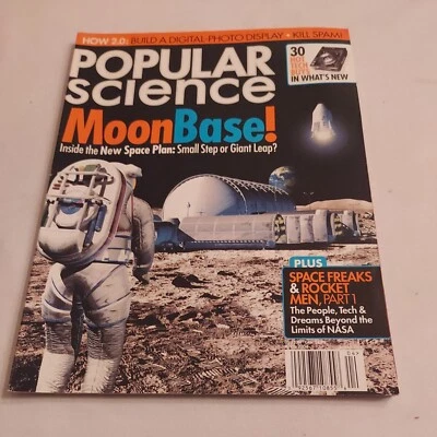 2004 April, Popular Science Monthly Magazine, Space Freaks & Rocket Men (CP165)  - Image 1 of 3