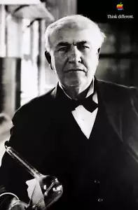 APPLE Think Different: Thomas Edison - Plakat Originell - Bild 1 von 5