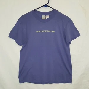 Vintage Nike I Run Thus I am USA Made T-Shirt Gr. Medium Damen M Running - Bild 1 von 12