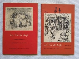 1961 La Vie de Kofi by Sydney Pratt IN FRENCH 1st/2nd year readers Cambridge - Picture 1 of 14