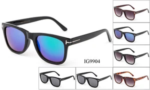 Gafas de sol clásicas de estilo vintage inspirado flash/espejo lentes cómodas para hombre - Imagen 1 de 13