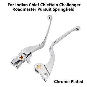 Chrom Paar Bremshebel Kupplungshebel Für Indian Chieftain Roadmaster Springfield - Picture 1 of 24