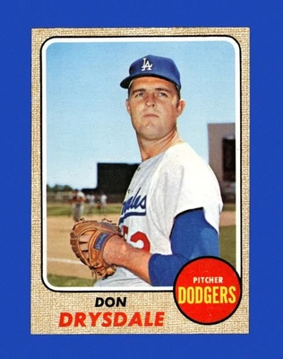 1968 Topps Set-Break #145 Don Drysdale como nuevo sin precio base *GMCARDS* Foto 1 de 2