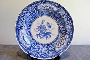 SPODE BLUE ROOM COLLECTION 26cm DINNER PLATE 'FLORAL' MINT CONDITION - Picture 1 of 4