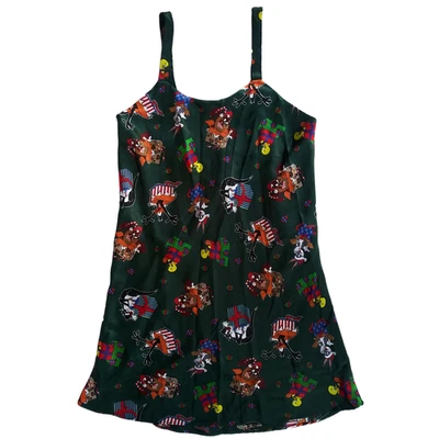 Camisón Personajes Looney Tunes Vintage '97 Navidad Sin Mangas Satinado Verde 8 Foto 1 de 3