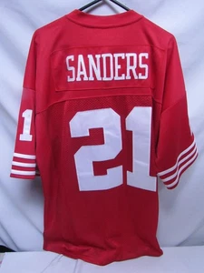 Camiseta deportiva Mitchell & Ness 49ers Throwback Legacy 1994 de Deion Sanders talla 54 - Imagen 1 de 7