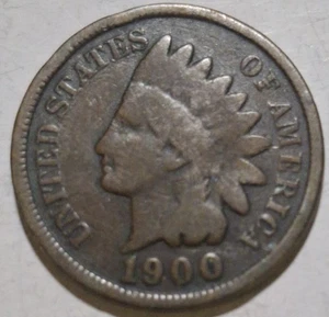 1900 Indian Head Cent - Picture 1 of 2