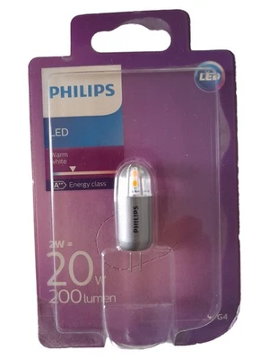 Philips LED Leuchtmittel G4 2W (20W) 200lm Warmweiß A++ Silber - Bild 1 von 4